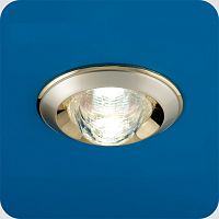 Светильник встраиваемый Италмак Ice 51 1 24 MR16 65мм/50Вт огран стекло/золото никель картинка 